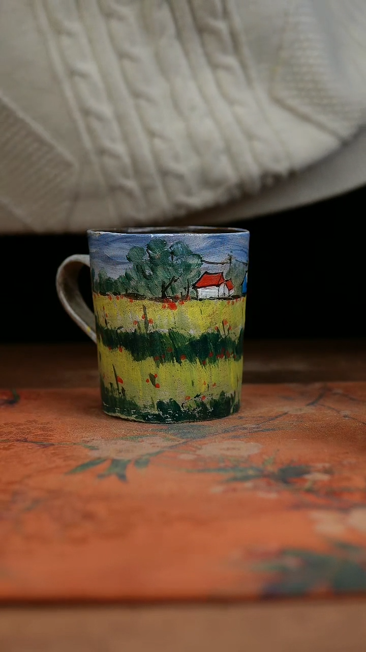 【闪购商品】瓷片1085景德镇手工手绘釉下彩高温瓷