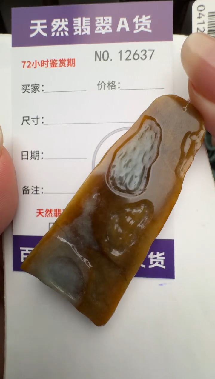 【闪购商品】翡翠颈饰未镶嵌原石12637