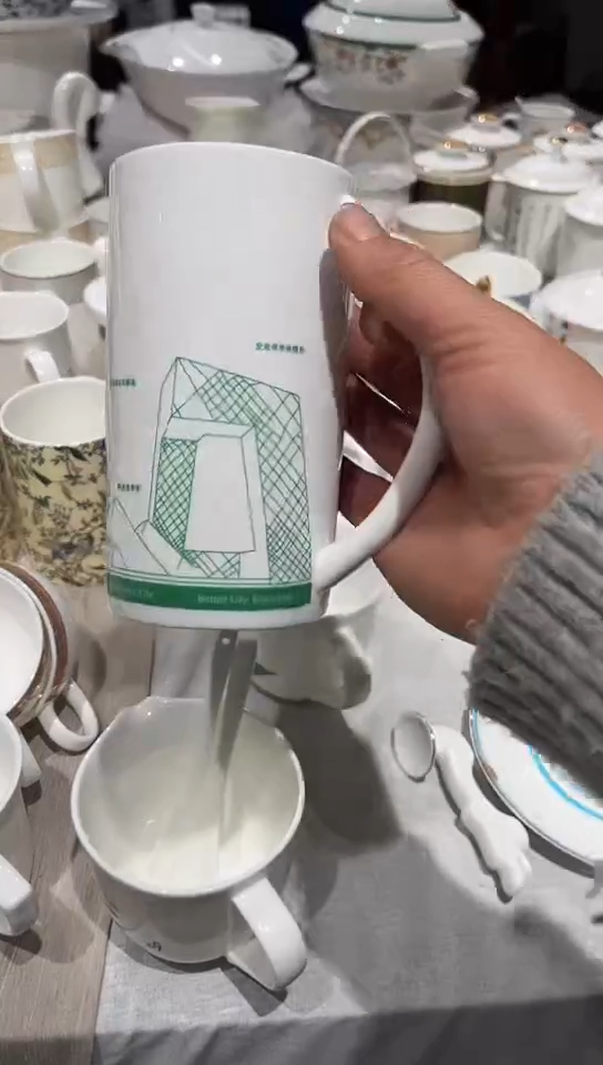 瓷杯子隆达骨质瓷