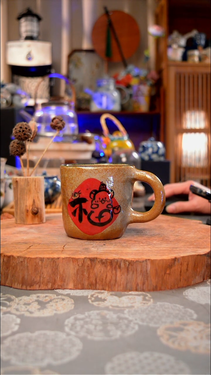 【闪购商品】杯子老虎手工手绘手工手绘