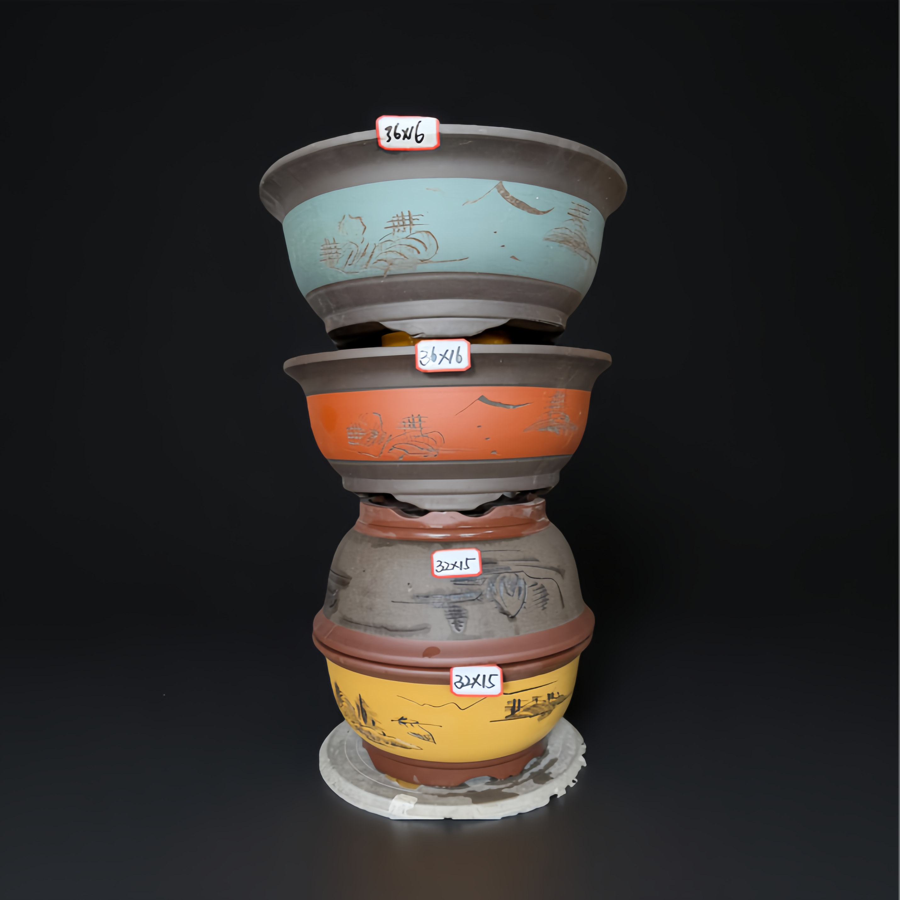  116-4森屿与树11月25日盆景盆紫砂盆 百搭简约阳台地面紫砂花盆