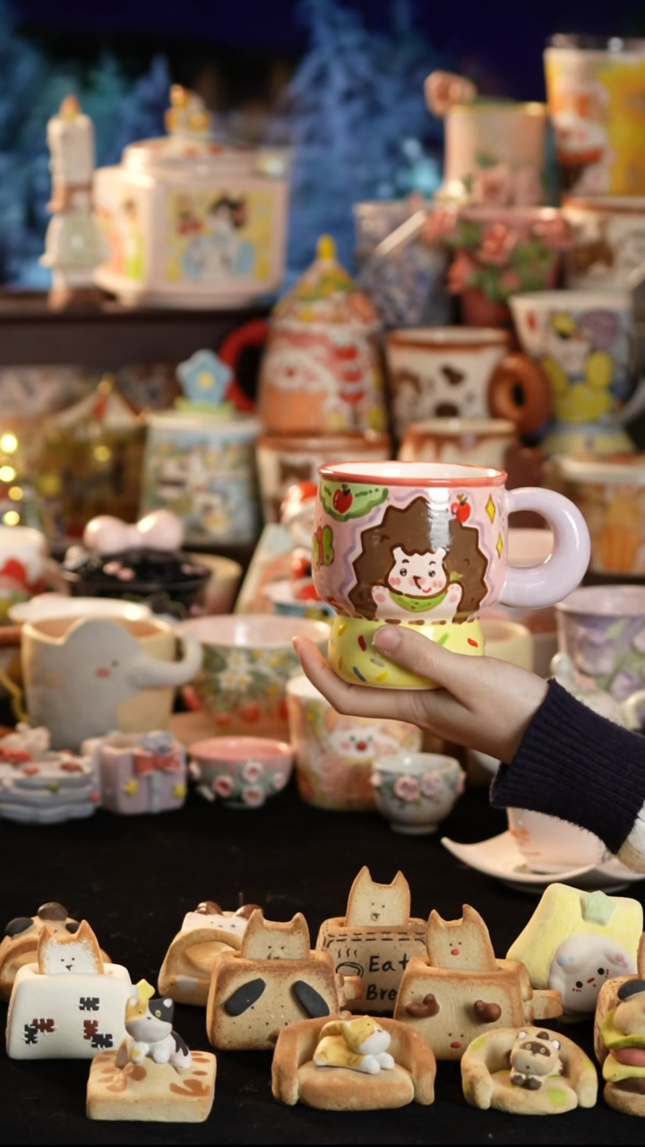 其他陶景德镇釉下彩手绘设计师款陶瓷