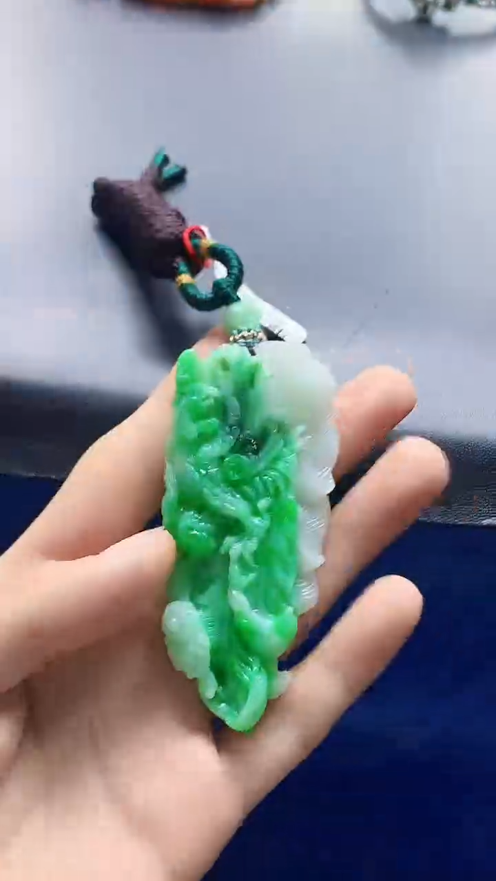 颈饰未镶嵌翡翠天然缅甸a货翡翠