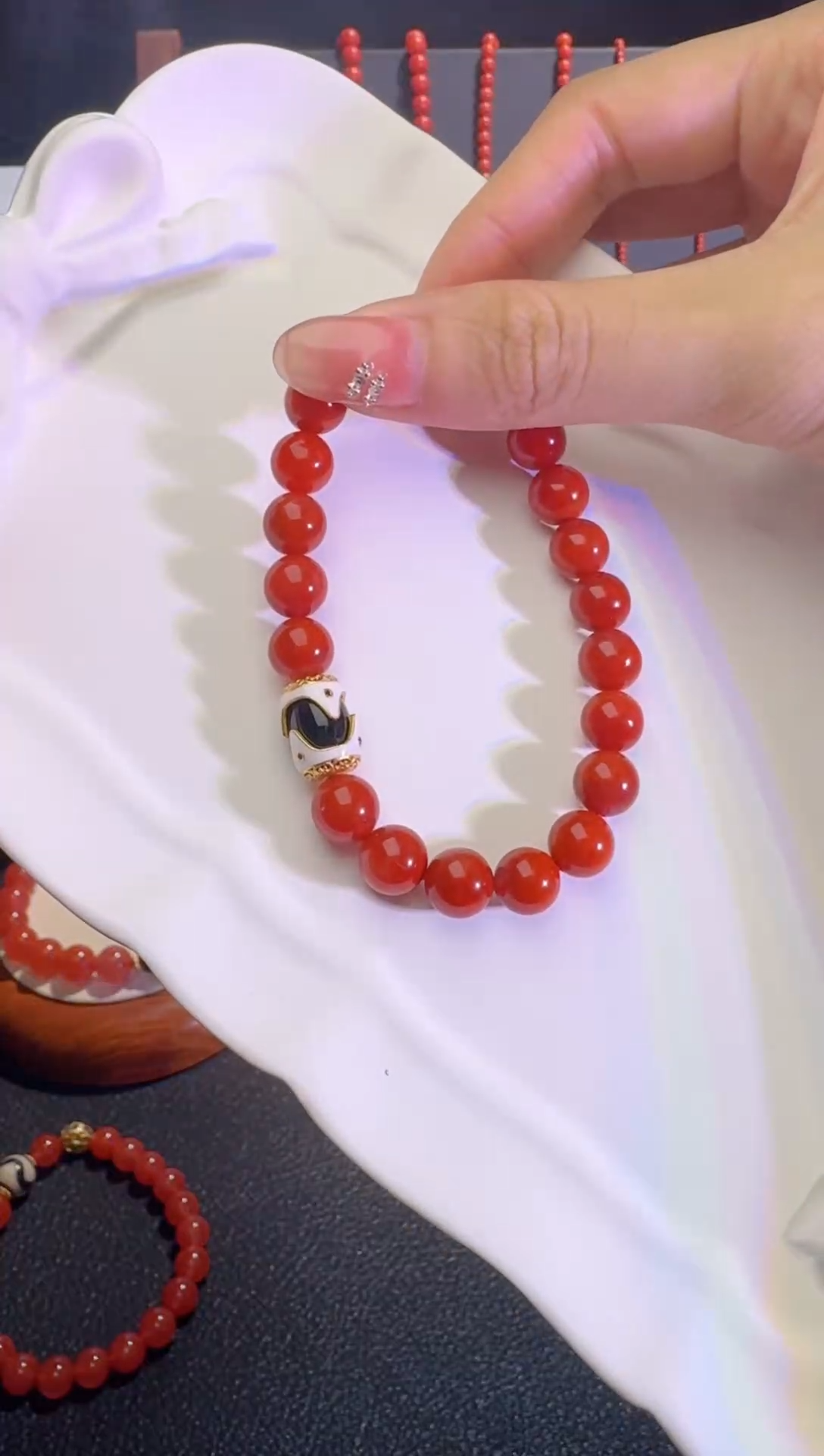 【闪购商品】南红玛瑙手串未镶嵌瓦西南红单圈