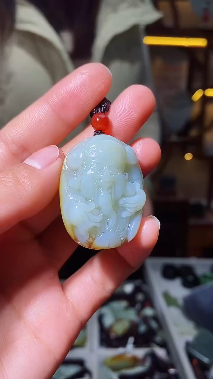 【闪购商品】和田玉挂件未镶嵌1