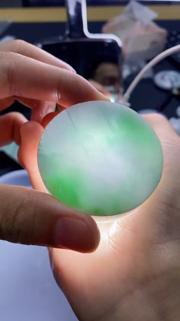 裸石翡翠天然缅甸A货【海】01