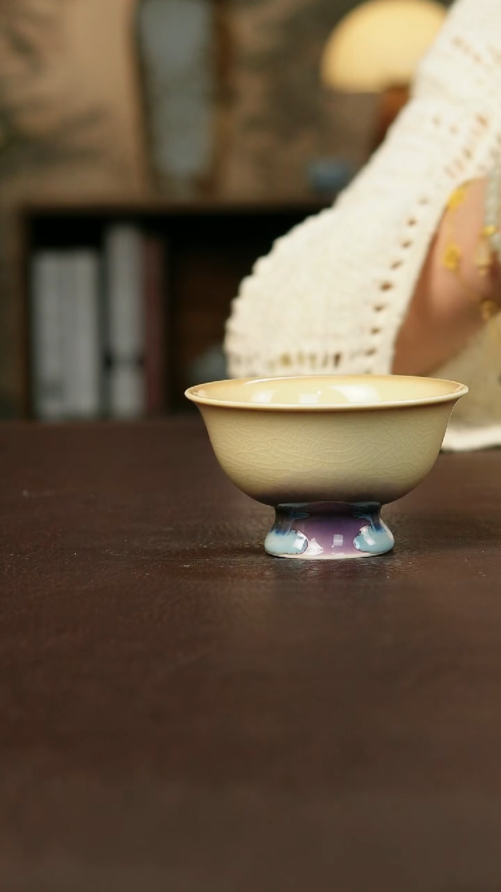 景德镇陶瓷杯碗柴烧多人