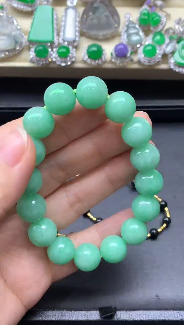 未镶嵌手链翡翠589-中国好珍宝