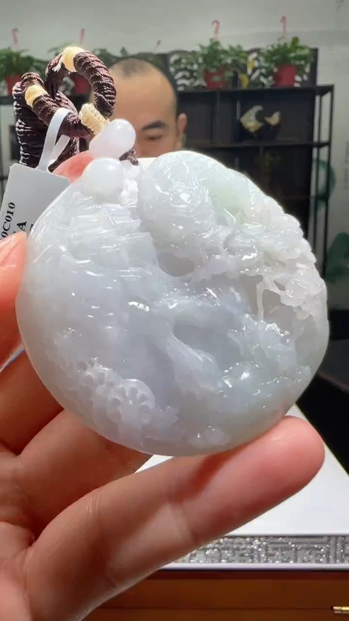 【闪购商品】翡翠颈饰未镶嵌天然翡翠A货吊坠