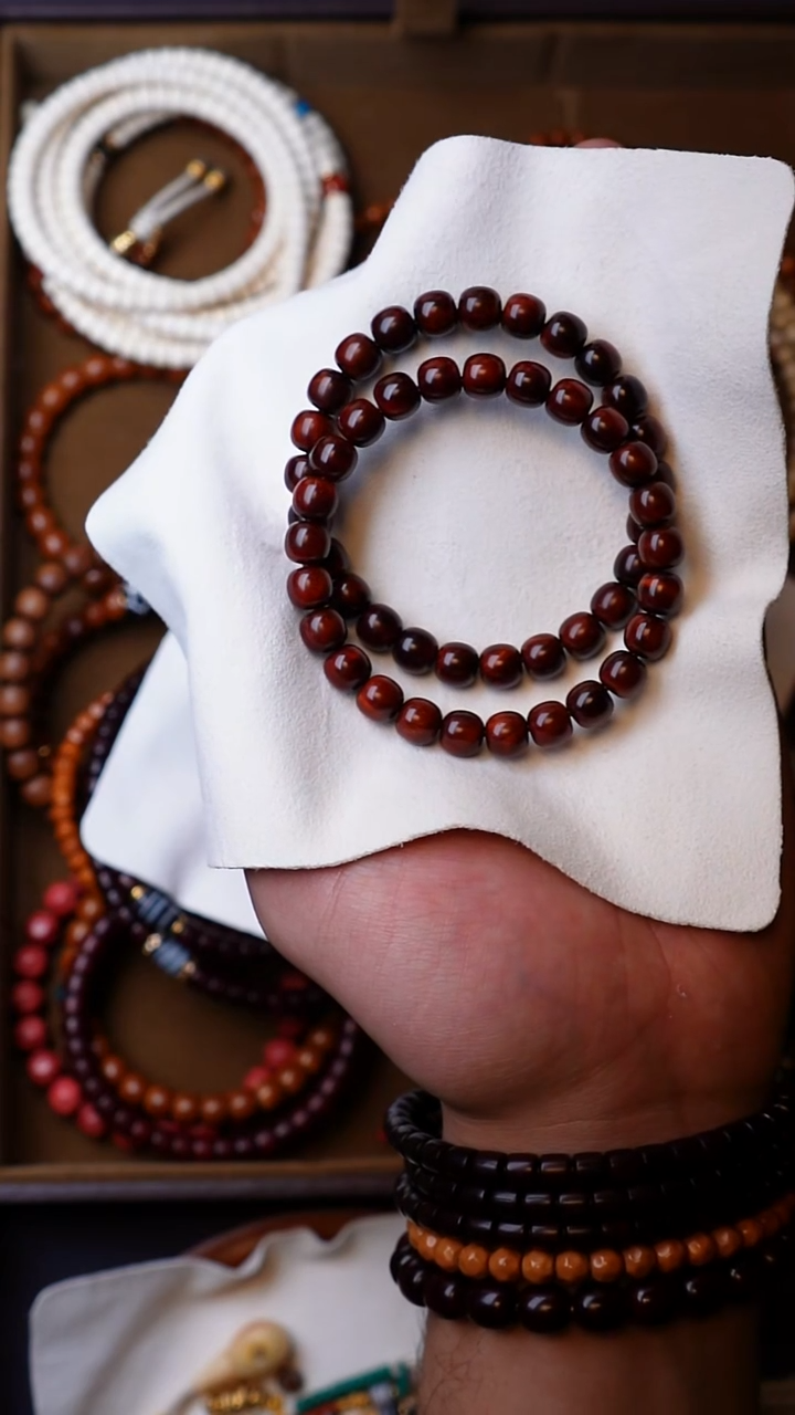 檀香紫檀（小叶紫檀）手串/手链小叶8.5mm