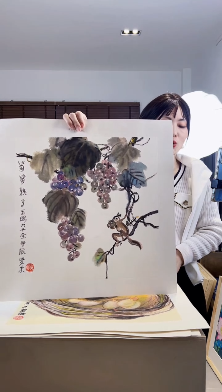【闪购商品】版画耿玉琨限量作品亲签盖章版画S