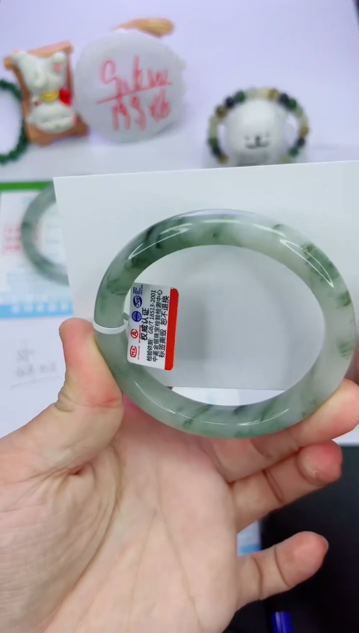 【闪购商品】石英质玉手镯未镶嵌1031-58.7