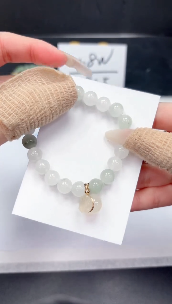 【闪购商品】石英质玉手镯未镶嵌手链