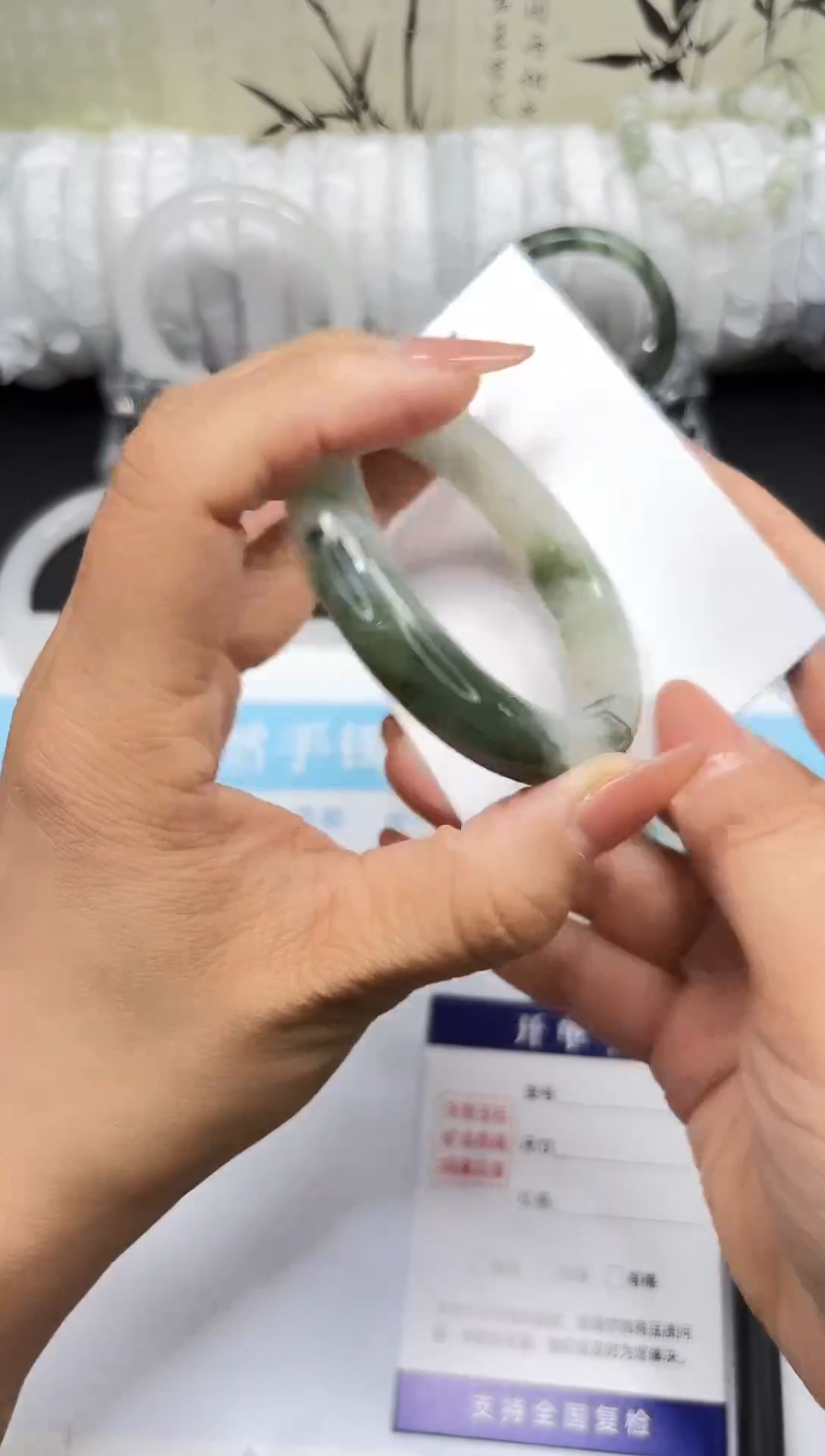 未镶嵌手镯石英质玉A147-53/54/55