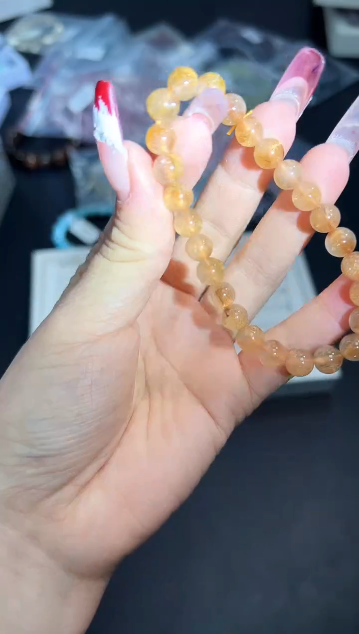 【闪购商品】水晶手串未镶嵌83g多样性发其一/1条默认微瑕