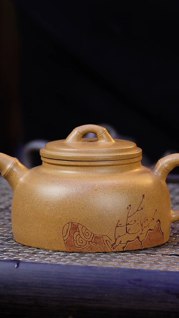 【闪购商品】紫砂茶壶黄金段-思竹【约160cc】