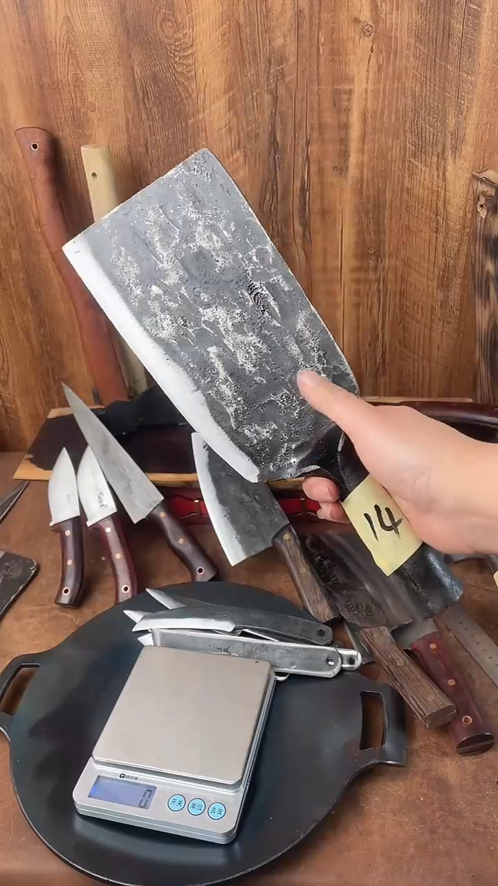 高碳锰钢天****雨王氏铁匠手工锻打