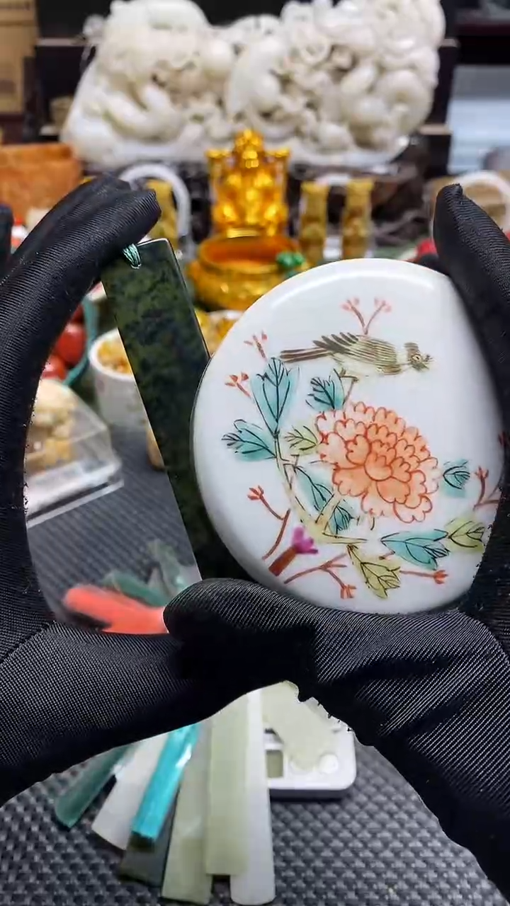 【闪购商品】瓷片瓷片瓷器 摆件1个