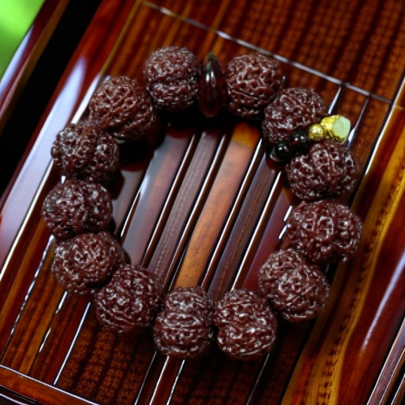 五瓣尼泊尔满蜂窝大金刚菩提手串19*14（无裂不金刚，介意慎拍）