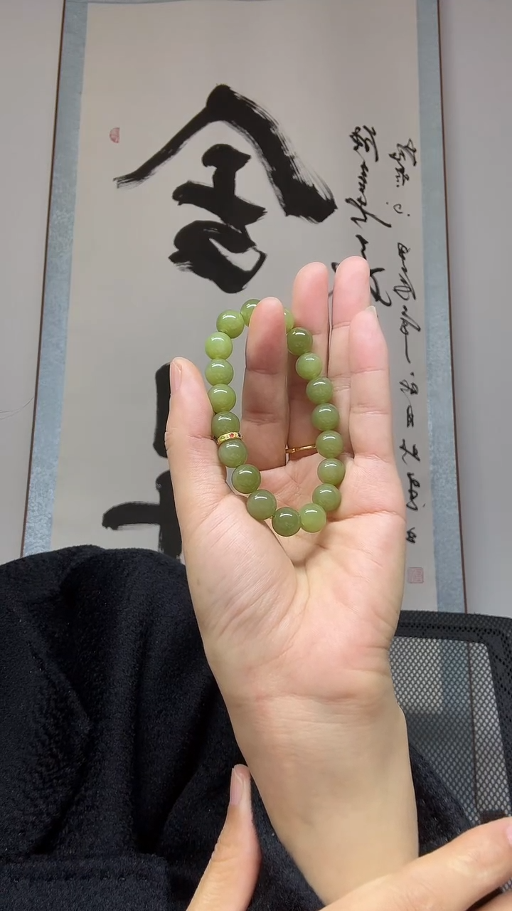 未镶嵌手串和田玉卡10