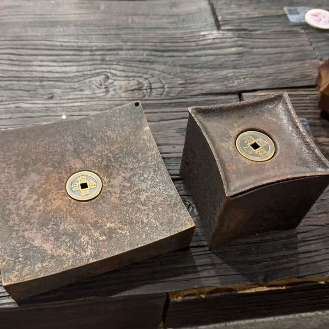 【厚爱公主专享】铜钱建水+壶承（春喜铜0032）