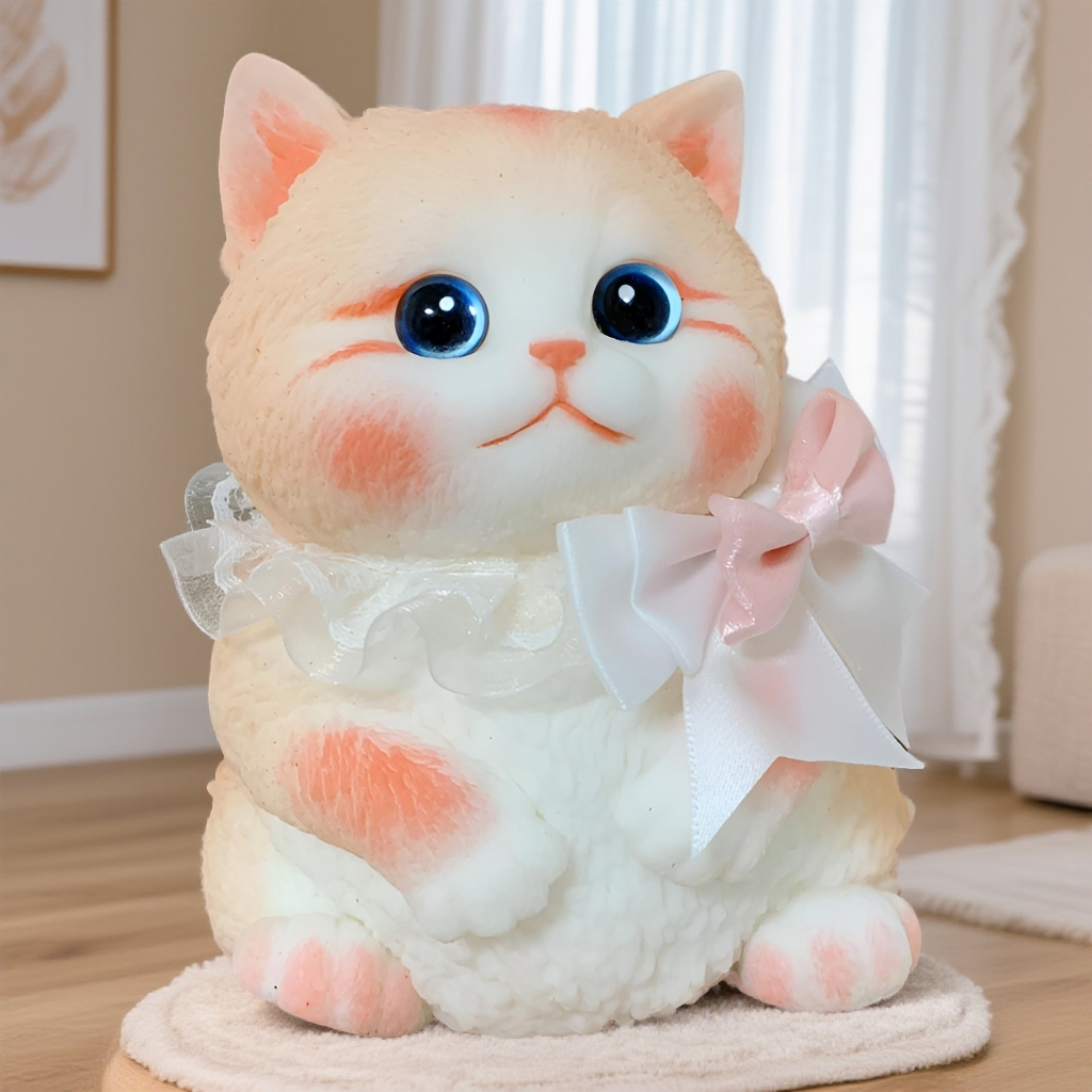 【直播专享】仿真猫咪捏捏乐解压玩具车载摆件儿童节生日礼物礼品