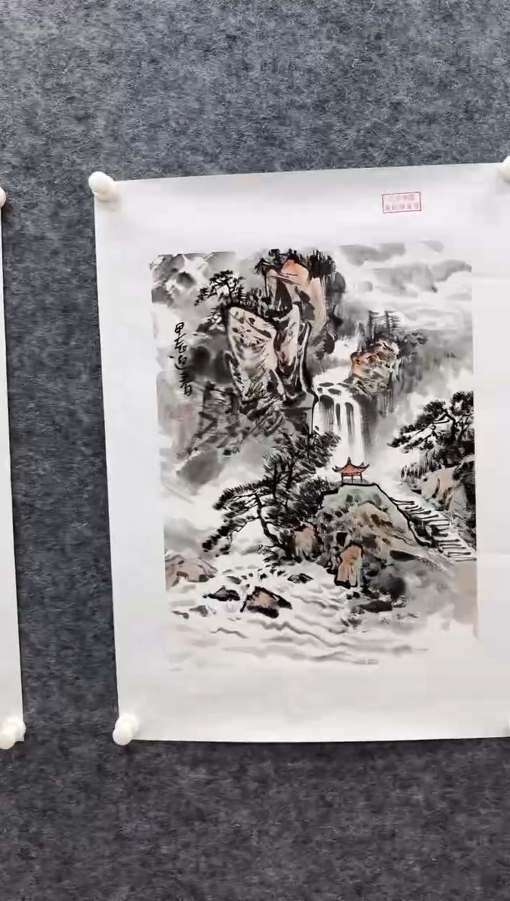 国画书画报艺术甄选A399迎春作1.5平尺