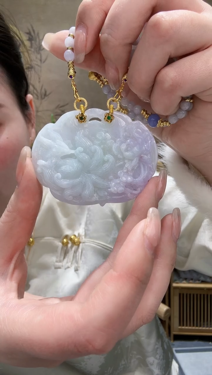 【闪购商品】翡翠颈饰未镶嵌吊坠