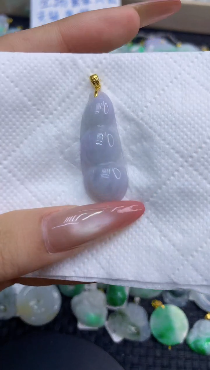 颈饰未镶嵌翡翠天然缅甸A货翡翠