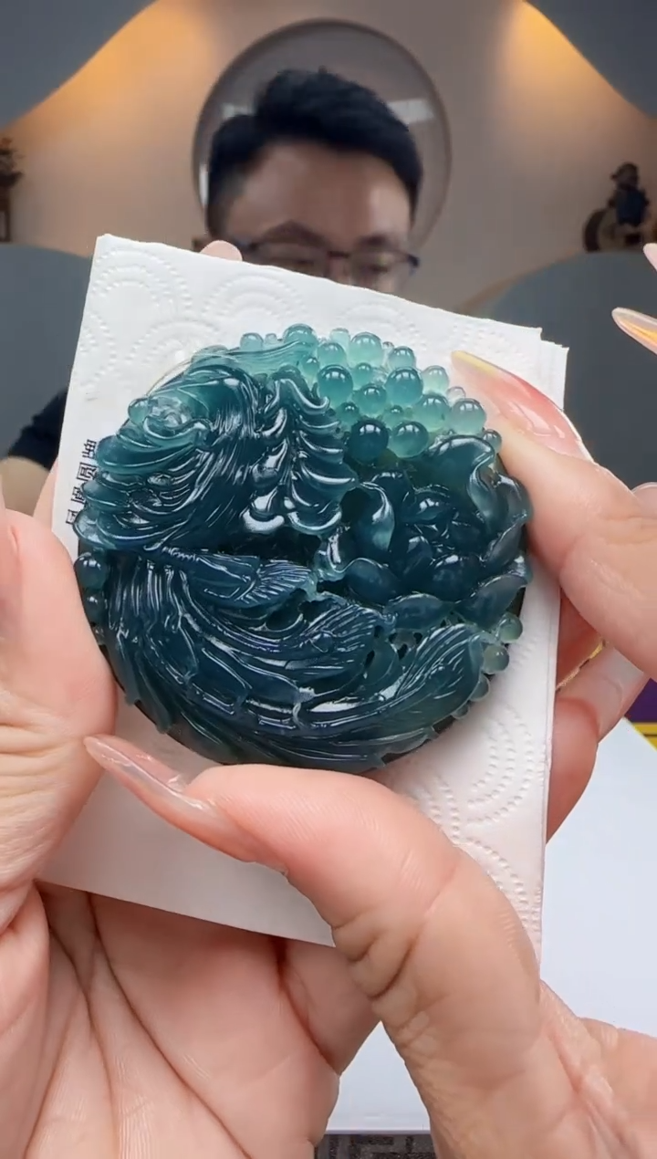 定制翡翠未镶嵌Q11052翡翠