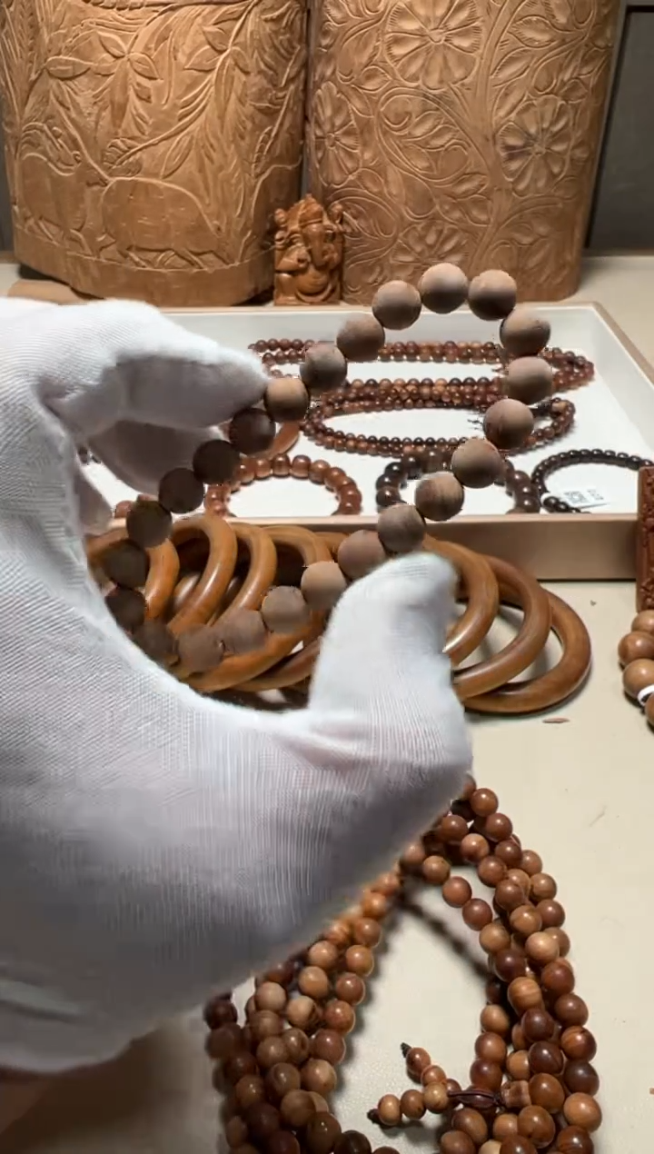 【闪购商品】檀香木手串/手链水沉料0.8单圈瑕疵福利