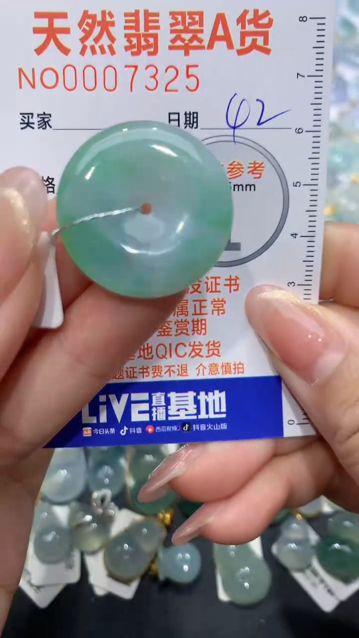 【闪购商品】翡翠颈饰未镶嵌天然缅甸A货翡翠42