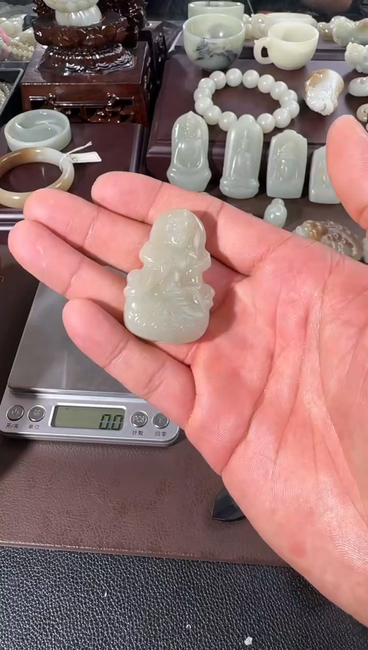 吊坠(不含链)未镶嵌和田玉22