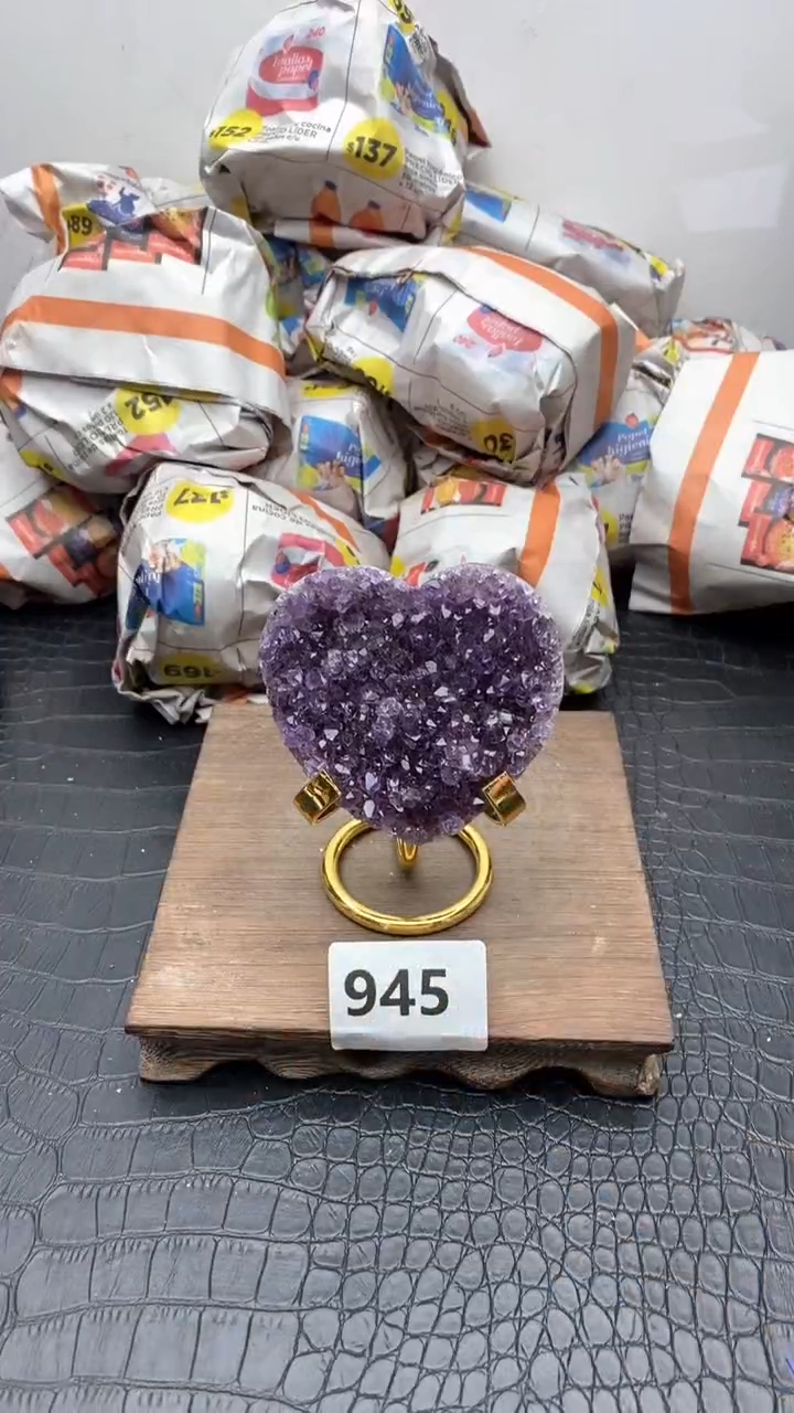 【闪购商品】紫晶1未镶嵌945号爱心