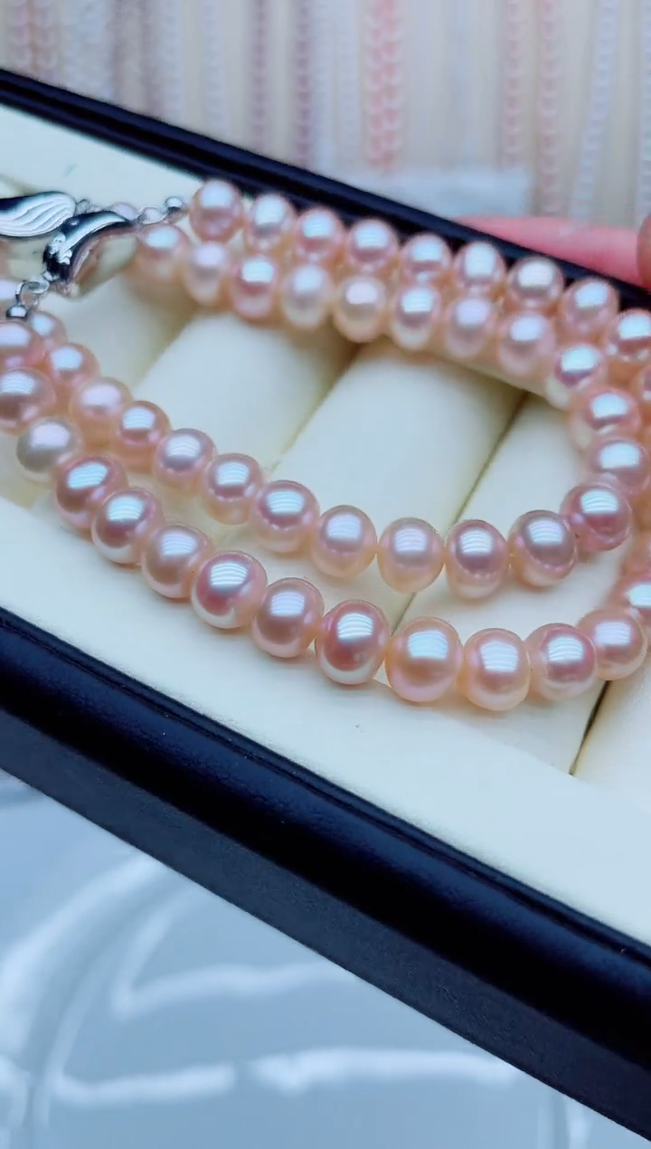 淡水珍珠手链未镶嵌手链多样性发其一