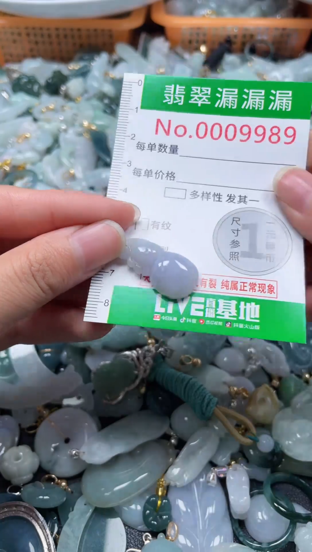 颈饰未镶嵌翡翠9989