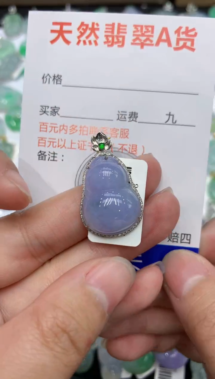 【闪购商品】翡翠颈饰18K金镶嵌111111111111
