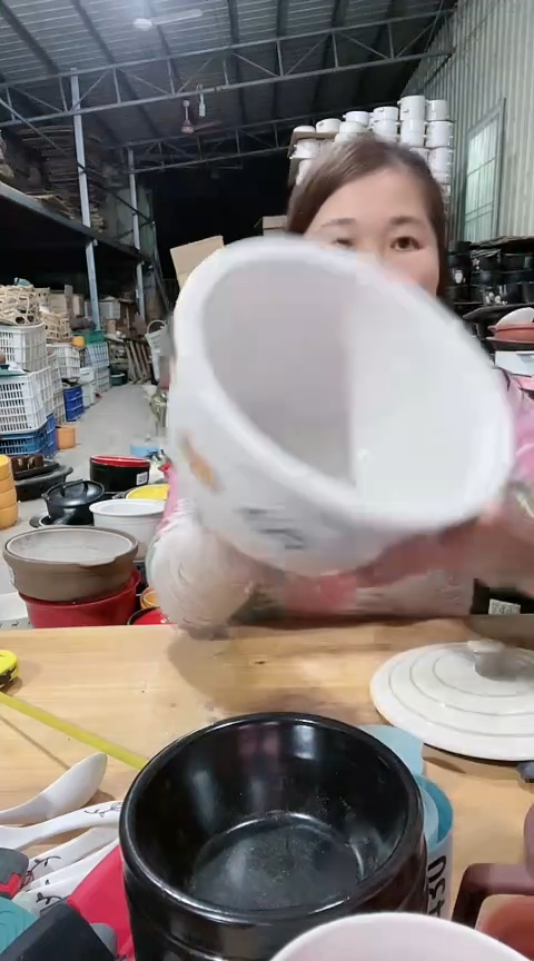 【闪购商品】425瑕疵白锅带盖，，