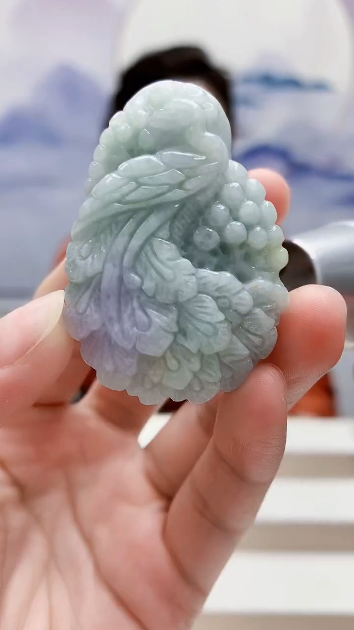 颈饰未镶嵌翡翠4829lr-jj挂件1