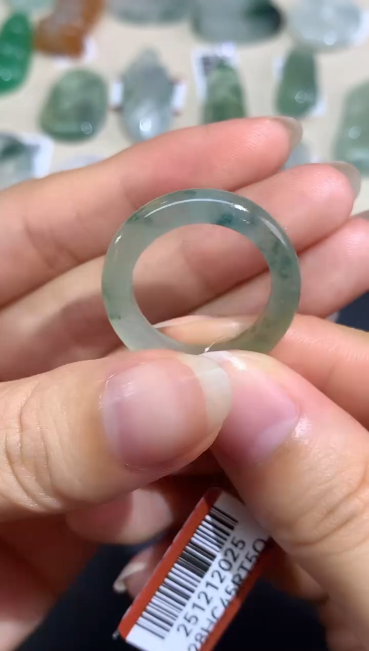 未镶嵌定制翡翠a139毛货翡翠|18-19圈|980