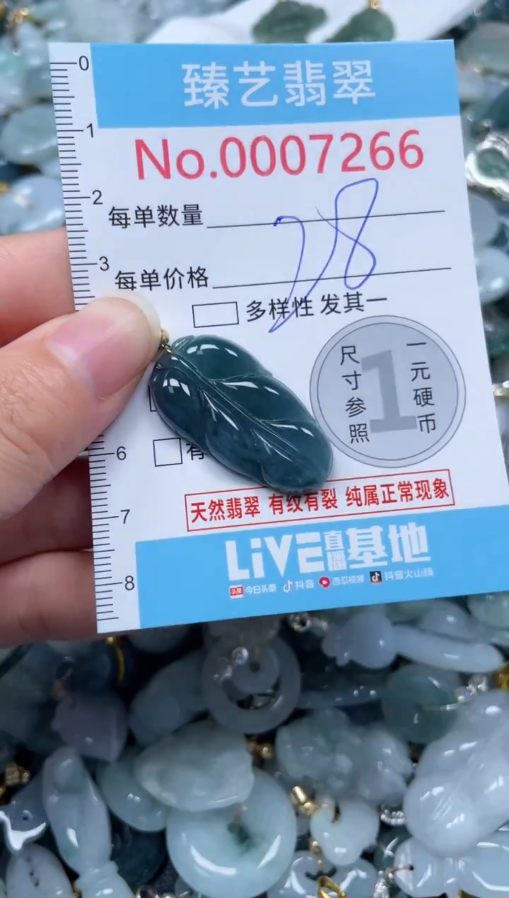 颈饰未镶嵌翡翠7266