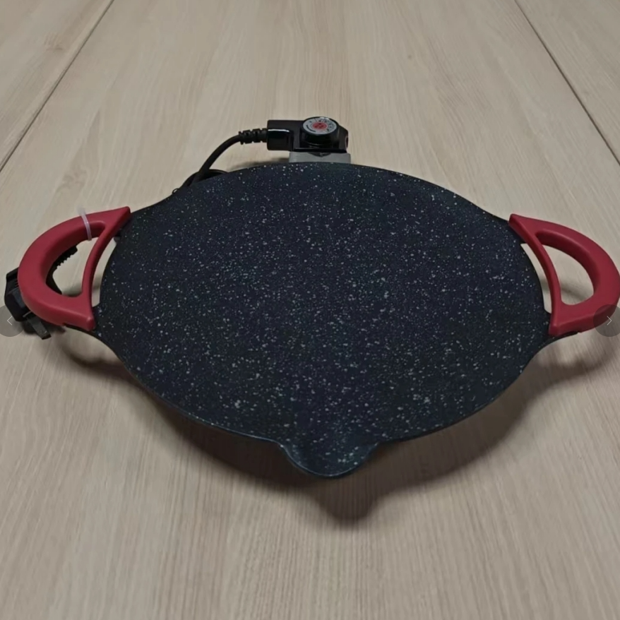 家用电烤盘多功能韩式铁板烧麦饭石便携烤肉盘随机 DJ