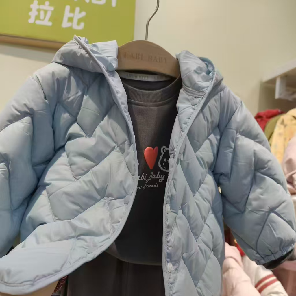 拉比羽绒服轻薄款2025男女童羽绒外套