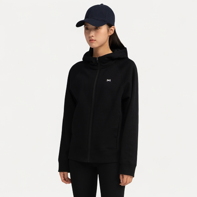 SN 女式针织加绒连帽外套SWA03081525