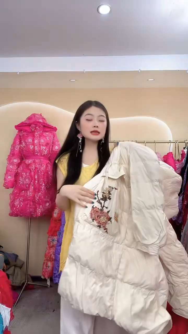 套头款289口袋定位花白色