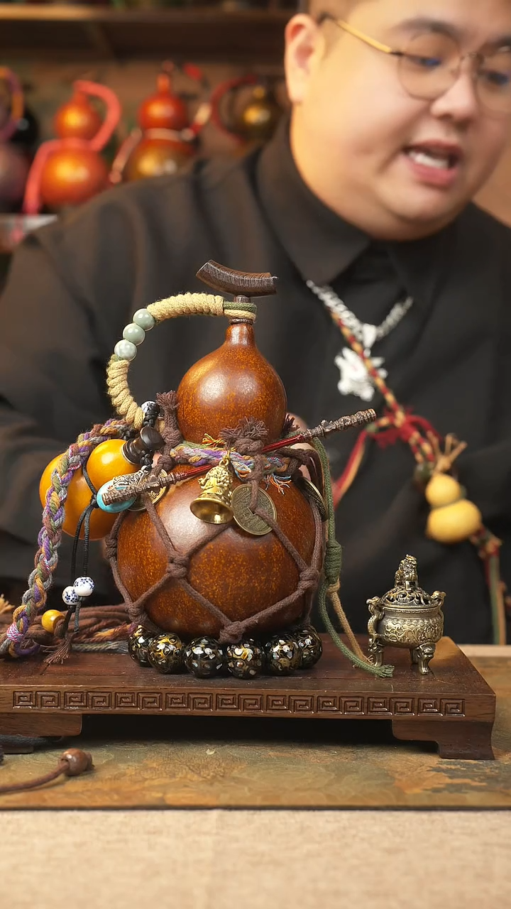 【闪购商品】238大漆葫芦一物一拍记葫堂出品