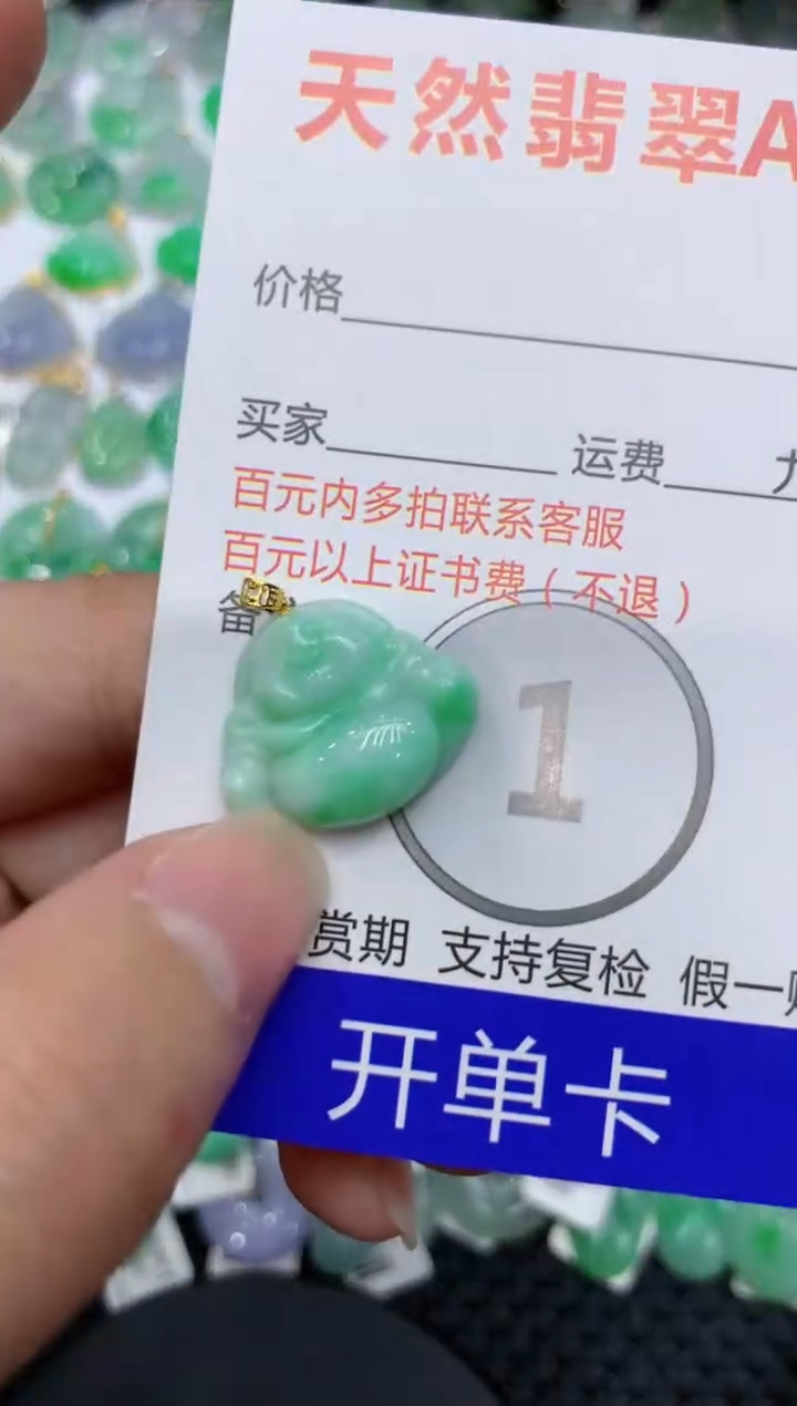 【闪购商品】翡翠颈饰18K金镶嵌111111111111