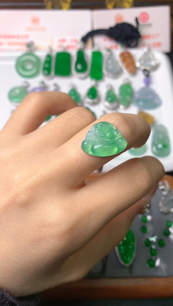 【闪购商品】定制翡翠未镶嵌裸石（镶嵌定制）