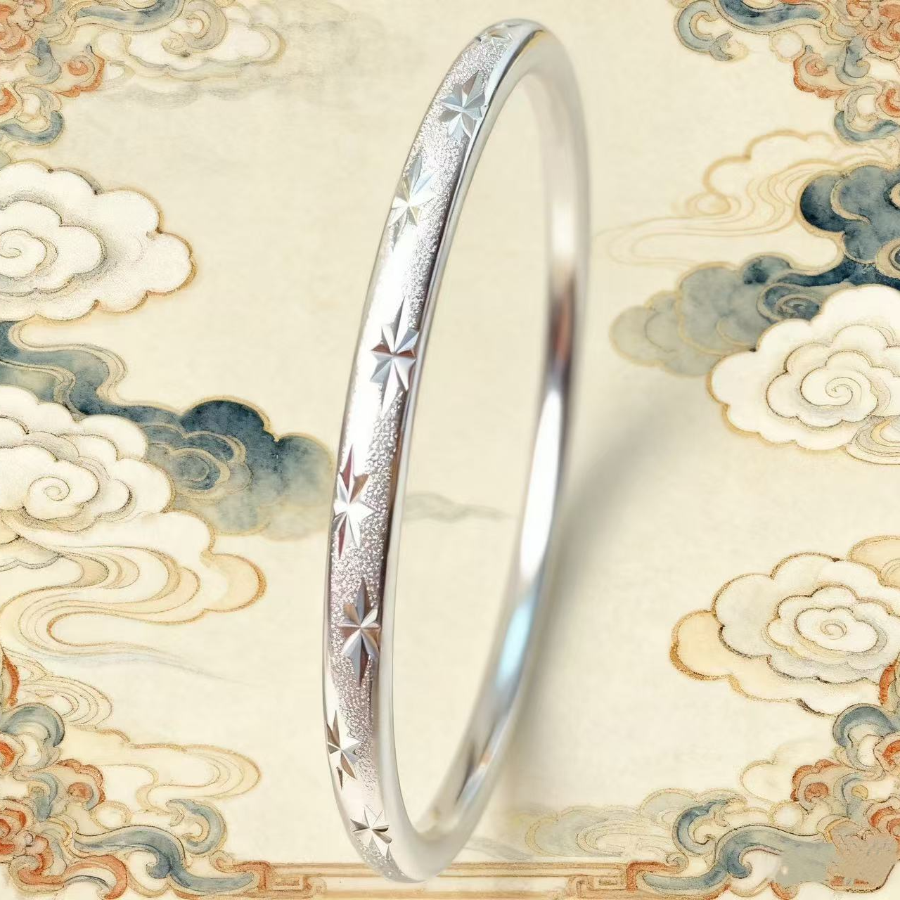 足银手镯 【满天星辰手镯】足银999设计设计感ins百搭精美大气