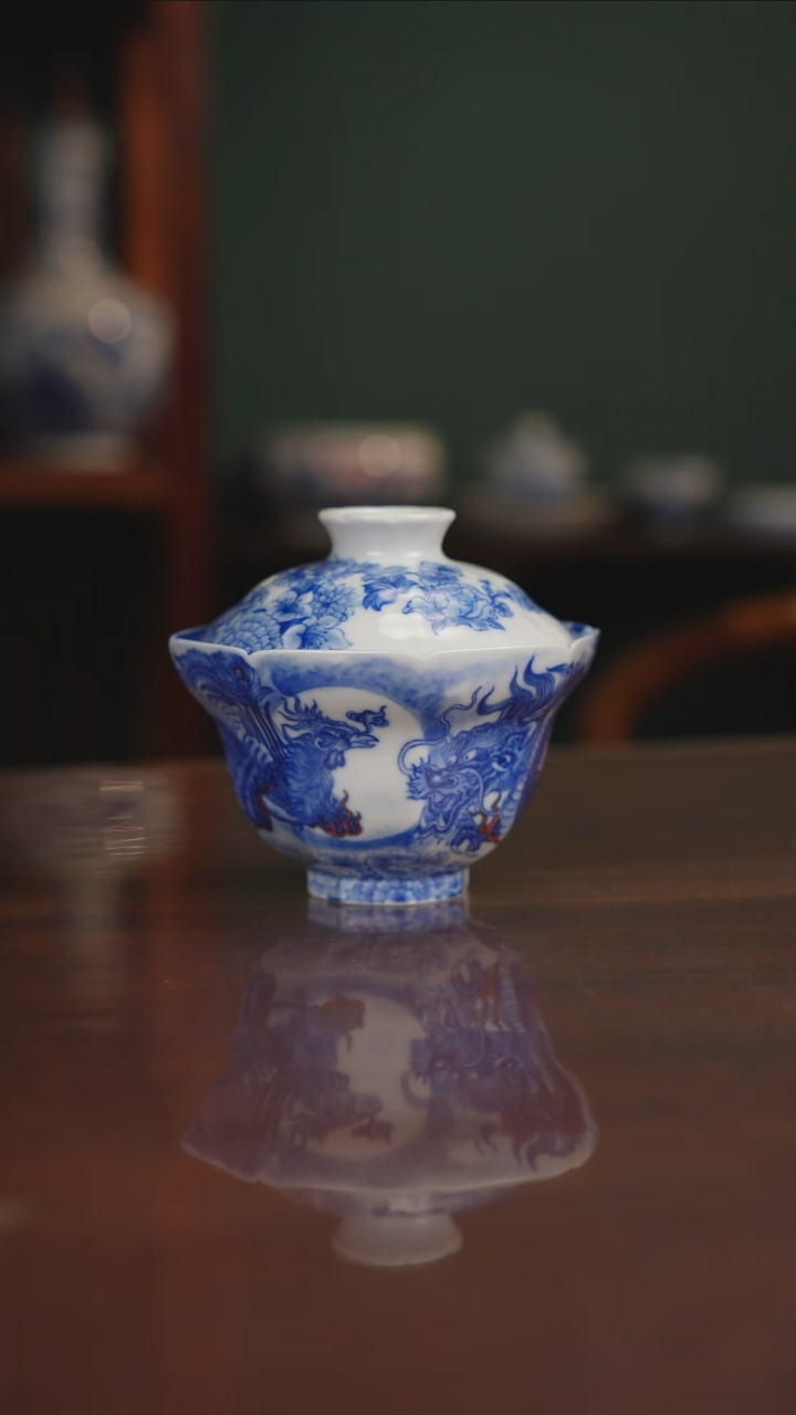 自成堂柴窑 双龙双凤